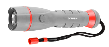 Фонарь ЗУБР &quot;МАСТЕР&quot; ручной, обрезиненный 2-х компонентный корпус, 4 светодиода, 2АА — Официальный партнер ЗУБР в России