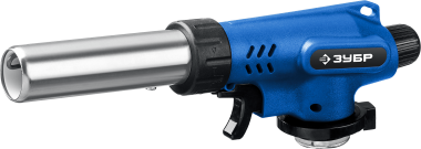 Газовая горелка с пъезоподжигом ЗУБР «ПРОФЕССИОНАЛ» на баллон с цанговым соединением, 1300°C, ГП-500, 55552 — Официальный партнер ЗУБР в России
