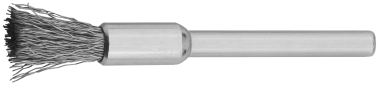 Щетка ЗУБР кистевая, нержавеющая сталь, на шпильке, d 5,0х3,2мм, L 42мм, 1шт — Официальный партнер ЗУБР в России