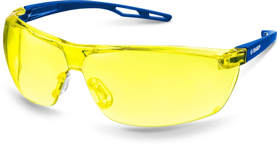 Защитные очки БОЛИД ЗУБР жёлтые, химическистойкие, 110486 фото 1 — Официальный партнер ЗУБР в России