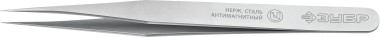 Антимагнитный пинцет ЗУБР 120 мм, прямой, 222111 — Официальный партнер ЗУБР в России