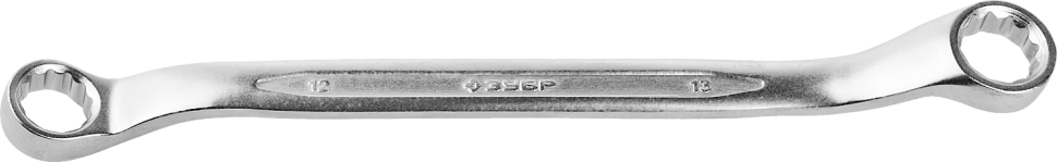 Накидной гаечный ключ изогнутый 12 x 13 мм, ЗУБР фото 1 — Официальный партнер ЗУБР в России