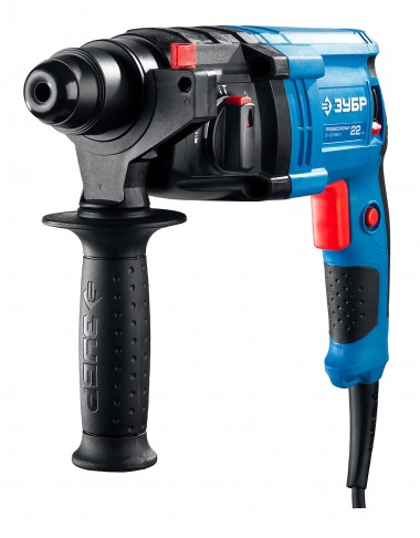 Перфоратор SDS-plus, ЗУБР Профессионал ЗП-22-650 К, реверс, горизонтальный, 2.3 Дж, 0-1950 об/мин, 0-6200 уд/мин, 650 Вт, кейс — Официальный партнер ЗУБР в России