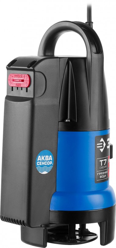 ЗУБР АкваСенсор 550 Вт, дренажный насос для грязной воды, Профессионал (НПГ-Т7-550) — Официальный партнер ЗУБР в России