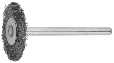 Щетка ЗУБР радиальная, нержавеющая сталь, на шпильке, d 20x 3,2мм, L 42мм, 1шт — Официальный партнер ЗУБР в России