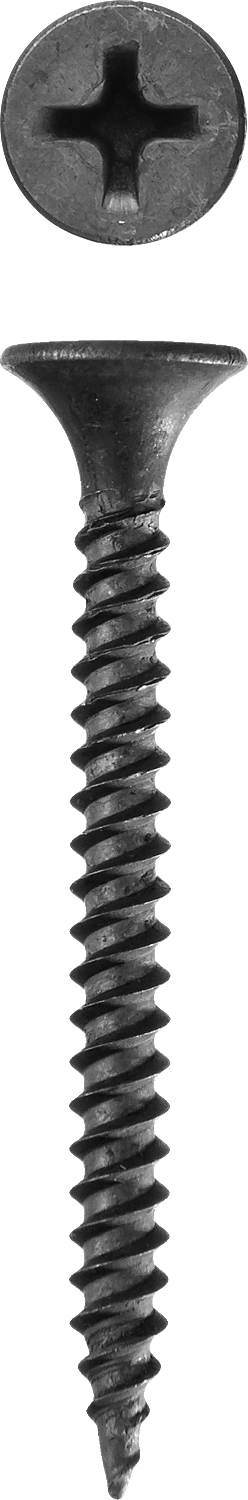 Саморезы СГМ гипсокартон-металл, 76 х 4.2 мм, 1 200 шт, фосфатированные, ЗУБР Профессионал — Официальный партнер ЗУБР в России