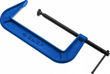 Струбцина ЗУБР &quot;ПРОФЕССИОНАЛ&quot; тип &quot;G&quot;, корпус - ковкий чугун. 300мм 32245-300_z02 — Официальный партнер ЗУБР в России