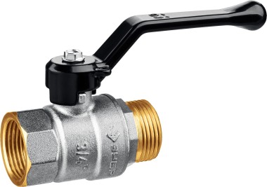 Кран шаровой полнопроходной ЗУБР d=3/4", ручка, "мама-папа" 51324-3/4 &mdash; Официальный партнер ЗУБР в России