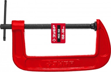 Струбцина ЗУБР МСС-150, тип G 150mm, «МАСТЕР», 32244-150 — Официальный партнер ЗУБР в России