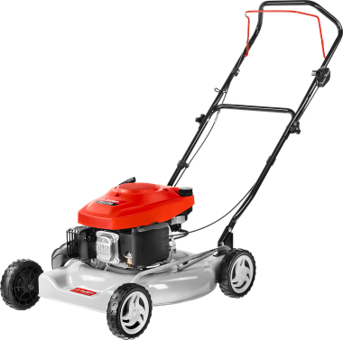 Газонокосилка бензиновая, ЗУБР ГКБ-510, 510 мм, 139 см3, 3600 об/мин, 2.6 кВт, 5 ступеней кошения (25-75 мм), кошение с выбросом — Официальный партнер ЗУБР в России