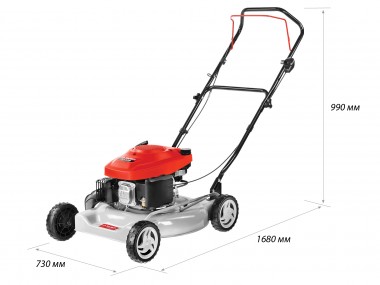 Газонокосилка бензиновая, ЗУБР ГКБ-510, 510 мм, 139 см3, 3600 об/мин, 2.6 кВт, 5 ступеней кошения (25-75 мм), кошение с выбросом — Официальный партнер ЗУБР в России