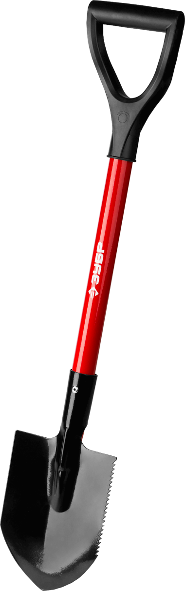 ЗУБР МАСТЕР, 210 х 155 х 840 мм, полотно 1.5 мм, закалено, стальной черенок с рукояткой, автомобильная лопата (39258) — Официальный партнер ЗУБР в России