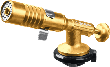 Цельнометаллическая газовая горелка 2-в-1 ЗУБР «ПРОФЕССИОНАЛ» на баллон с цанговым соединением, 1300°C, ГРМ-200, 55556 — Официальный партнер ЗУБР в России