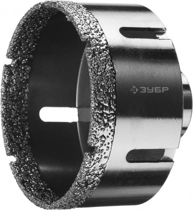 Коронка алмазная универсальная, технология ВВС, d=83 мм, посадка М14, ЗУБР Профессионал 29865-83 — Официальный партнер ЗУБР в России