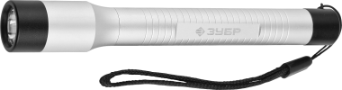 Фонарь ЗУБР &quot;ЭКСПЕРТ&quot; ручной, алюминиевый корпус, 1 сверхъяркий светодиод, металлик, 2ААА, 0,5Вт — Официальный партнер ЗУБР в России
