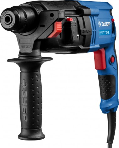 Перфоратор SDS-plus, ЗУБР Профессионал ЗП-24-750 К, реверс, горизонтальный, 2.6 Дж, 0-1100 об/мин, 0-4500 уд/мин, 750 Вт, кейс — Официальный партнер ЗУБР в России