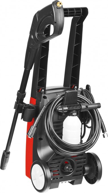 Мойка высокого давления (минимойка) электр, ЗУБР АВД-135,макс. 135Атм,300л/ч,1600Вт,колеса,бачок для средства,АКВА-СТОП,5м шланг,пистолет 375 — Официальный партнер ЗУБР в России