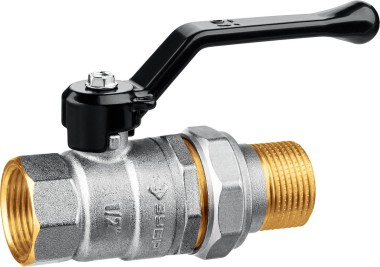 Кран шаровой ЗУБР полнопроходной с накидной гайкой, ручка, &quot;мама-папа&quot;, d=1/2&quot; 51320-1/2 — Официальный партнер ЗУБР в России