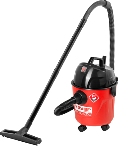 Пылесос хозяйственный, ЗУБР ПУ-15-1200 М1, модель М1-15, 15 л, 1200 Вт, сухая и влажная уборка — Официальный партнер ЗУБР в России