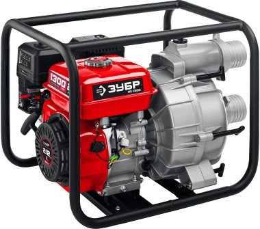 Мотопомпа бензиновая для грязной воды ЗУБР 1300 л/мин, МПГ-1300 — Официальный партнер ЗУБР в России