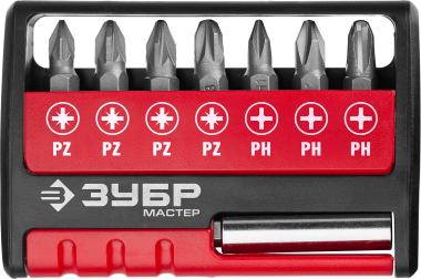 Набор ЗУБР: Биты &quot;МХ-8&quot;, CR-V — Официальный партнер ЗУБР в России