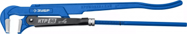 Ключ трубный Зубр КТР-90, №4, прямые губки, &quot;ПРОФЕССИОНАЛ&quot; 27335-4_z02 — Официальный партнер ЗУБР в России