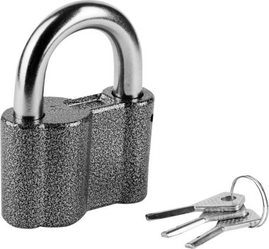 &quot;БЕЗ ТМ&quot; Навесной замок ВС2А, 81 мм дисковый механизм секрета, 37220 — Официальный партнер ЗУБР в России