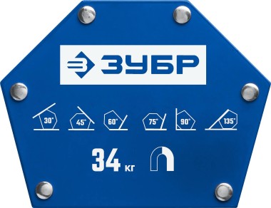 Угольник магнитный ЗУБР для сварочных работ УМ-6, до 34 кг, серии Профессионал 40055-34 — Официальный партнер ЗУБР в России