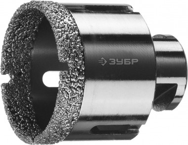 Коронка алмазная универсальная, технология ВВС, d=54 мм, посадка М14, ЗУБР Профессионал 29865-54 — Официальный партнер ЗУБР в России