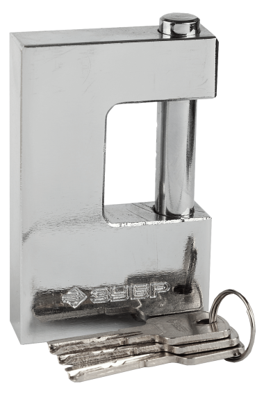 Замок ЗУБР &quot;ЭКСПЕРТ&quot; навесной, стальной корпус, П-образная форма, 90мм — Официальный партнер ЗУБР в России