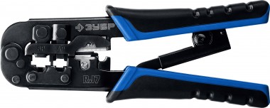 RJ-7 кримпер универсальный, RJ45, RJ11/RJ12, ЗУБР Профессионал — Официальный партнер ЗУБР в России