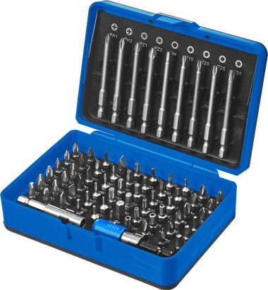 Набор ЗУБР &quot;ПРОФЕССИОНАЛ&quot;: Биты &quot;ПРО-71&quot;, CR-Mo, в боксе, 26394-H71 — Официальный партнер ЗУБР в России