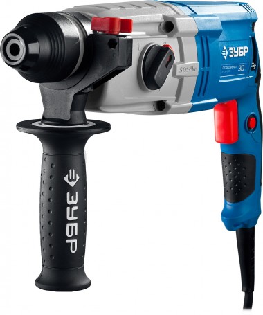 Перфоратор SDS-plus, ЗУБР Профессионал ЗП-30-900 К, реверс, горизонтальный, мет. редуктор, 3.3 Дж, 0-1000 об/мин, 0-5500 уд/мин, 900 Вт, кейс — Официальный партнер ЗУБР в России