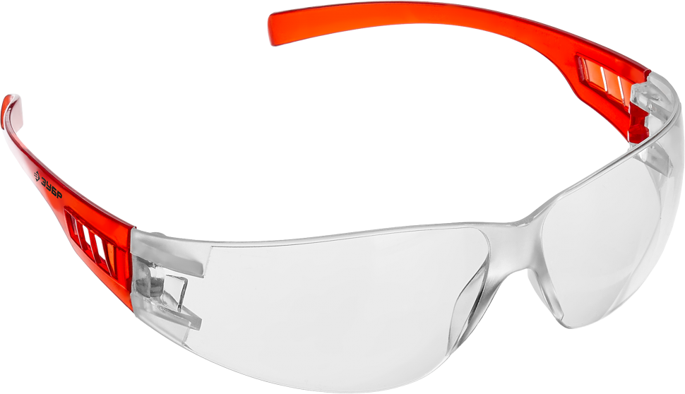 Облегчённые прозрачные защитные очки ЗУБР МАСТЕР широкая монолинза, открытого типа фото 1 — Официальный партнер ЗУБР в России