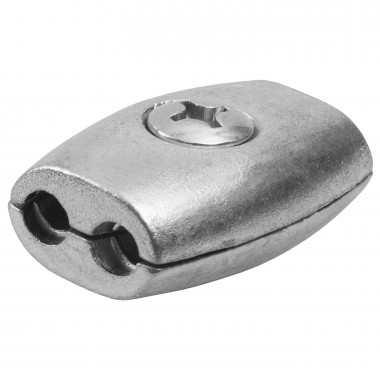 Зажим троса "Бочонок", 5мм, 2 шт, ЗУБР &mdash; Официальный партнер ЗУБР в России