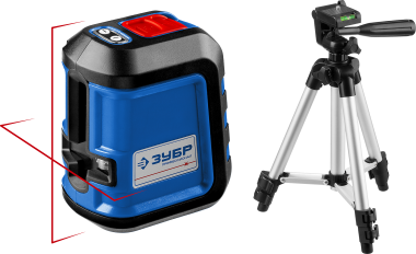 Нивелир лазерный ЗУБР &quot;КРЕСТ-15&quot; &quot;ПРОФЕССИОНАЛ&quot;, двухлучевой, со штативом, суперкомпакт, 15м, точн. +/-0,3 мм/м, чехол, 34902-3_z01 — Официальный партнер ЗУБР в России