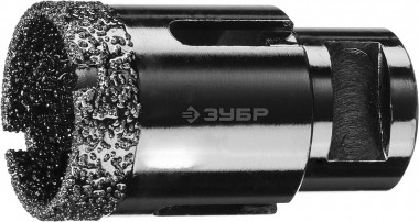 Коронка алмазная универсальная, технология ВВС, d=35 мм, посадка М14, ЗУБР Профессионал 29865-35 — Официальный партнер ЗУБР в России