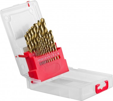 Набор сверл по металлу 10 шт (d=1-10 мм), ТИТАН, сталь Р6М5, класс А, ЗУБР Профессионал 29615-H10 — Официальный партнер ЗУБР в России