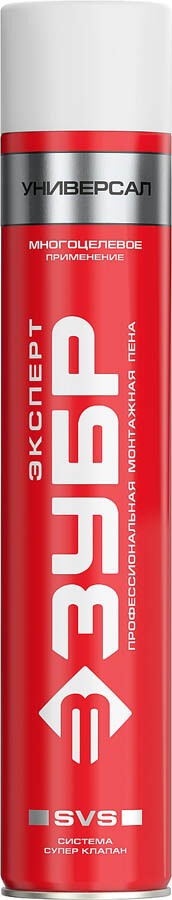 Пена монтажная &quot;STD&quot;, адаптерная, 750мл, SVS, ЗУБР 41143_z01 — Официальный партнер ЗУБР в России