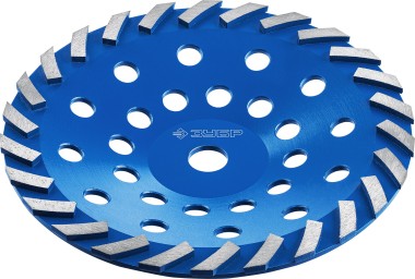 Чашка ЗУБР ТУРБО алмазная сегментная, высота 22,2мм, 33370-230_z01 — Официальный партнер ЗУБР в России