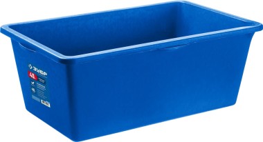 Таз строительный прямоугольный ЗУБР 40 л, усиленный, 06096-45 — Официальный партнер ЗУБР в России