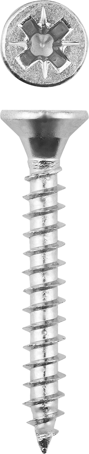 Саморезы СУ-Б универсальные, 30 x 5.0 мм, 300 шт, белый цинк, ЗУБР — Официальный партнер ЗУБР в России