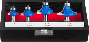 Набор профильных фрез по дереву ЗУБР &quot;ПРОФЕССИОНАЛ&quot;, 4 шт — Официальный партнер ЗУБР в России