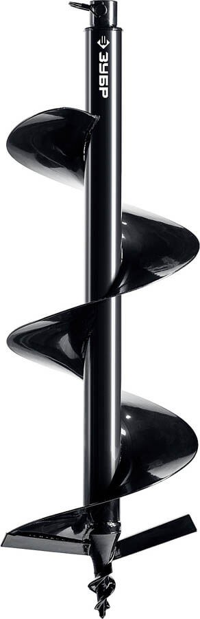 Шнек для мотобуров, грунт, d=250 мм, однозаходный, ЗУБР — Официальный партнер ЗУБР в России