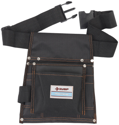 Сумка на поясе ЗУБР &quot;КРОНА&quot; для инструментов, нейлоновая, 10 карманов — Официальный партнер ЗУБР в России