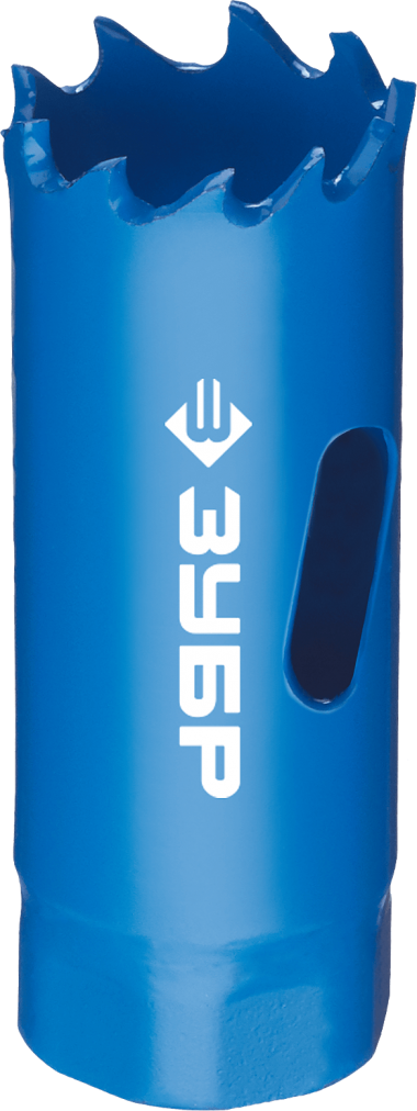 Коронка биметаллическая d-19мм, быстрорежущая сталь, глубина сверления до 38мм, ЗУБР 29531-019_z01 — Официальный партнер ЗУБР в России