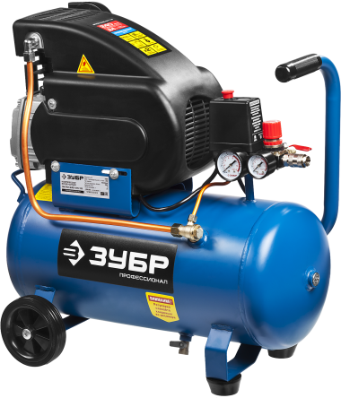 ЗУБР 240 л/мин, 24 л, 1500 Вт, масляный компрессор, Профессионал (ЗКПМ-240-24-1.5) — Официальный партнер ЗУБР в России