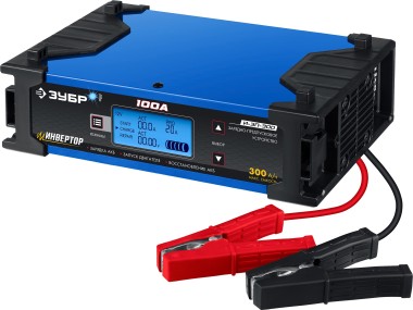 Инверторное зарядно-предпусковое устройство И-ЗП-400 ЗУБР 12/24 В, 100А, 5-30А, 59323 — Официальный партнер ЗУБР в России
