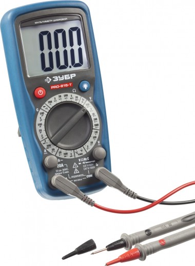 Мультиметр ЗУБР &quot; ПРОФЕССИОНАЛ &quot; PRO-815-Т цифровой — Официальный партнер ЗУБР в России