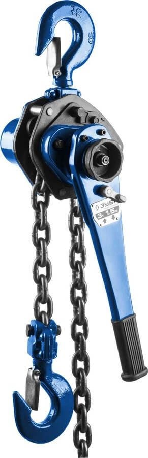 Таль цепная ЗУБР рычажная, 3т / 1,5м, Профессионал 43090-3_z01 — Официальный партнер ЗУБР в России